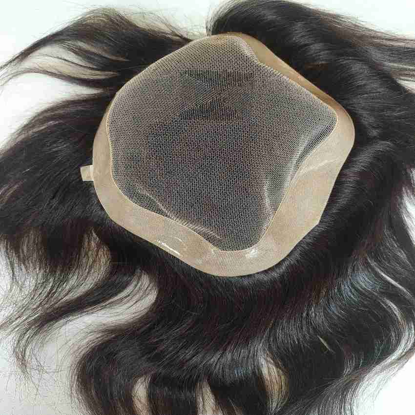 golden hair int Los Angeles hair patch for men 10x8 100 Human hair lace base hair system Hair Extension Price in India Buy golden hair int Los Angeles hair patch for