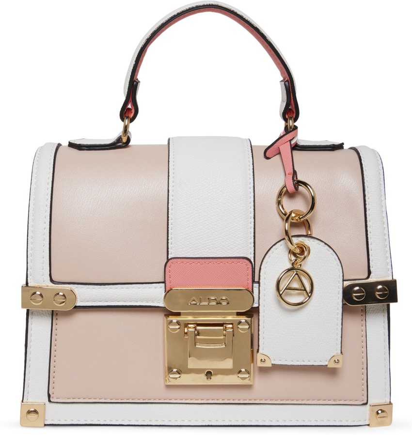 Buy ALDO Women Pink White Handbag Blush Online Best Price