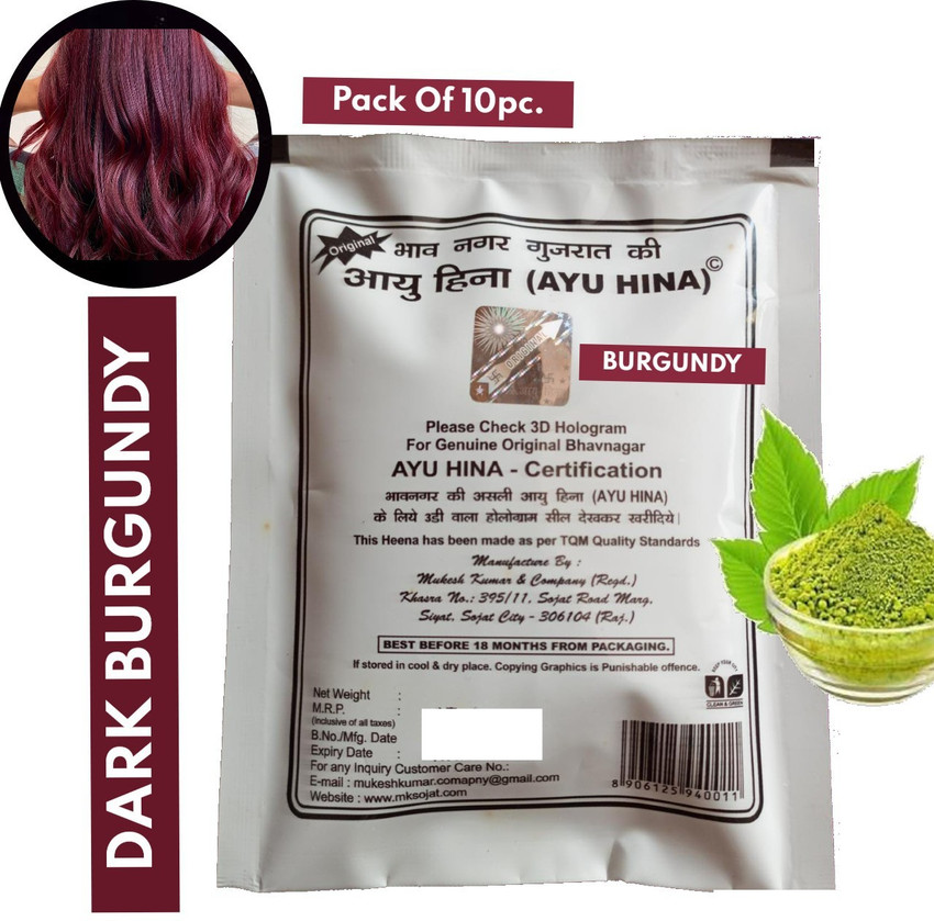 Details 145+ burgundy mehndi for hair best POPPY