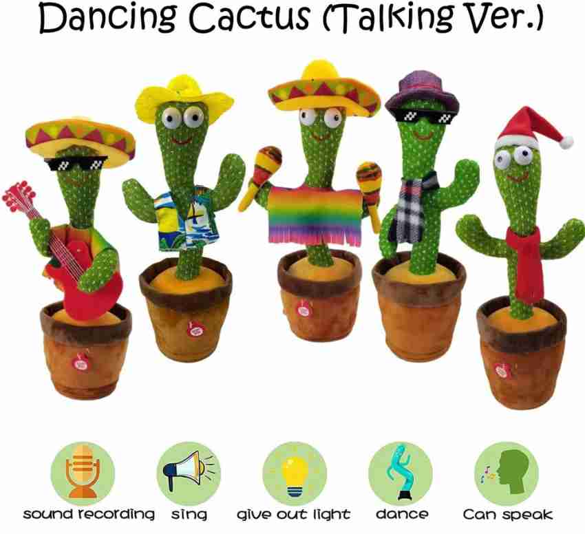 Rechargeable Dancing Cactus Talking Toy for Kids, Children's Gift • Happify  shop