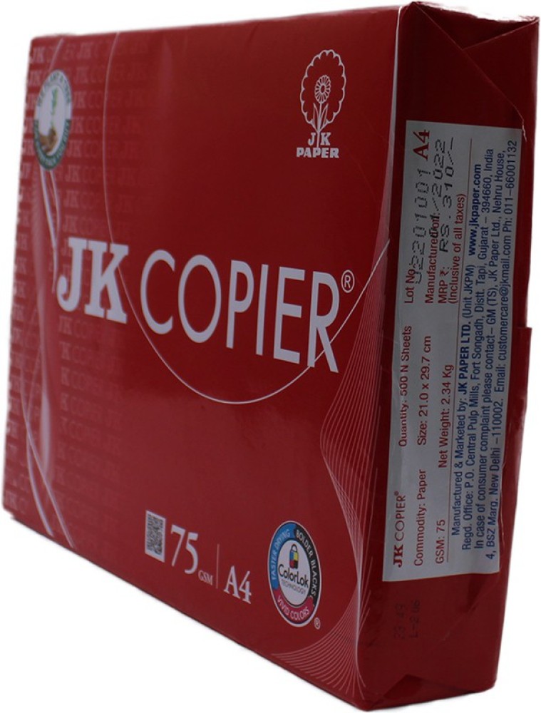 Printer Copier Paper A4, Packaging Size: 500 Sheets per pack at Rs