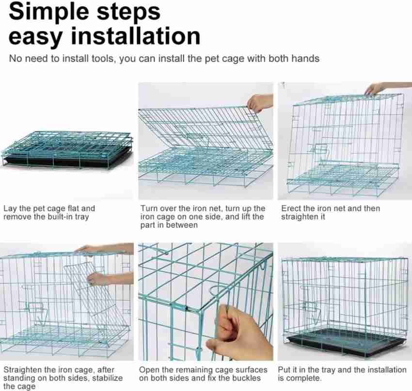 30 inch double door dog best sale crate