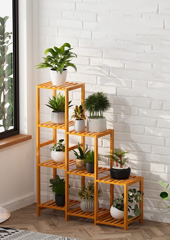 HOUSE OF QUIRK Wooden Plant Stands for Indoor Plants DIY- Do it