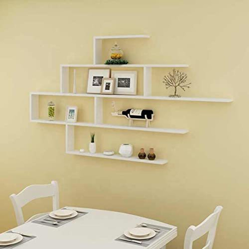 Wall mounted cheap wooden showcase
