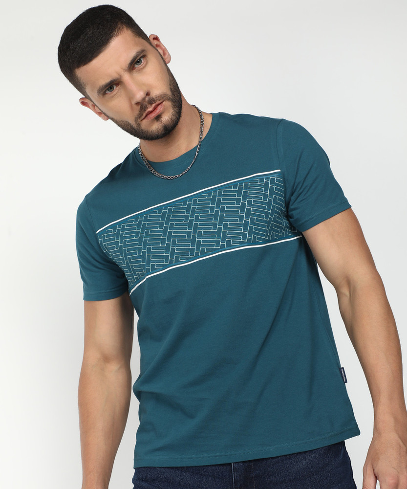 INDIAN TERRAIN Printed Men Round Neck Green T Shirt Buy INDIAN TERRAIN Printed Men Round Neck Green T Shirt Online at Best Prices in India Flipkart