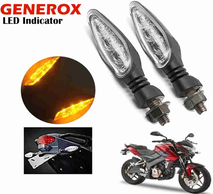 Generox Side LED Indicator Light for Bajaj Pulsar 180 NS Price in