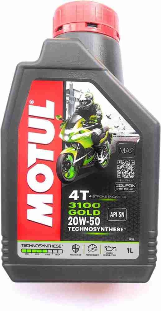 MOTUL 3100 Gold 4T20W-50 Gold Technosynthese Synthetic Blend