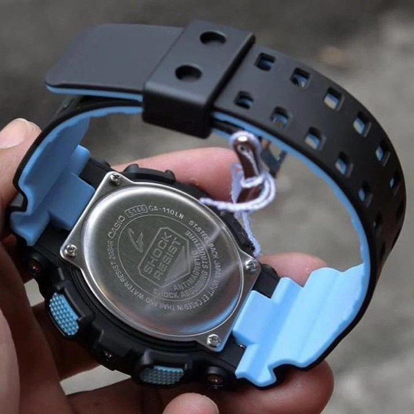 G shock ga 110 black blue on sale