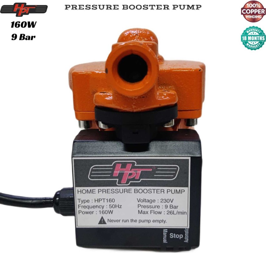 STARQ ST165-9 Inline Automatic Water Pressure Pump With Wall