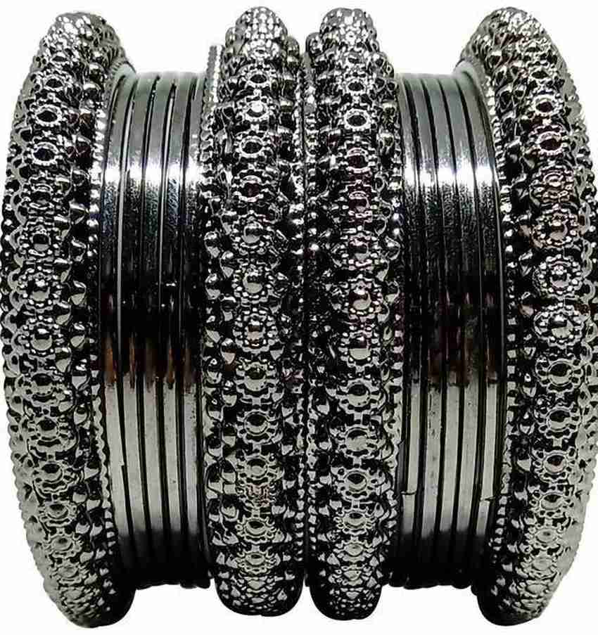 Silver color hot sale metal bangles