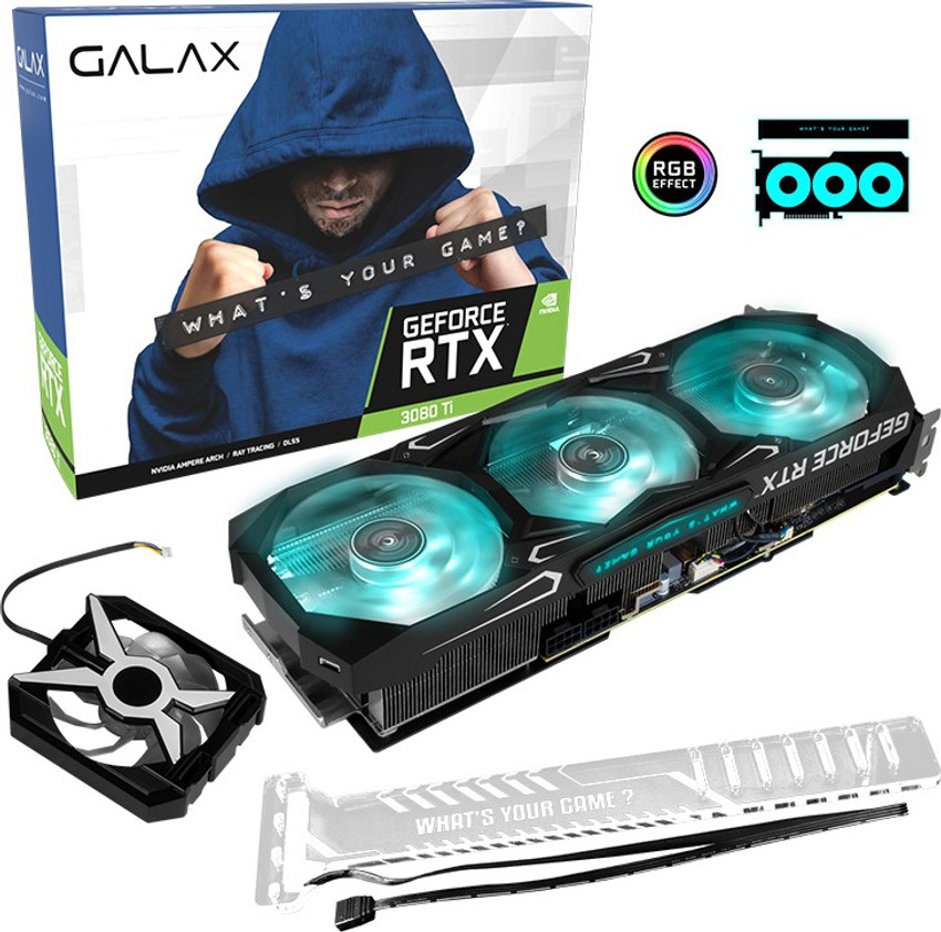 GALAX NVIDIA NVIDIA-GEFORCE-3080-Ti-SG 12 GB GDDR6X Graphics Card 