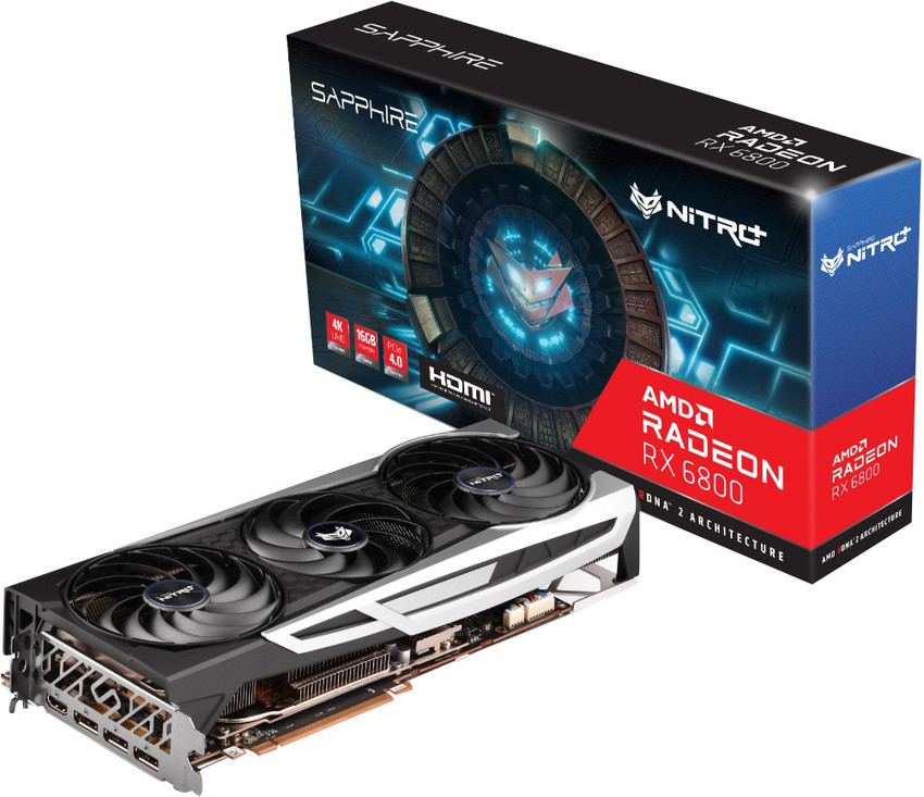 【中古、美品】AMD 6800xt 16GB Sapphire Nitro+ Sapphire 〔中古〕NITRO+ Radeon RX 6800 XT OC 16G GDDR6