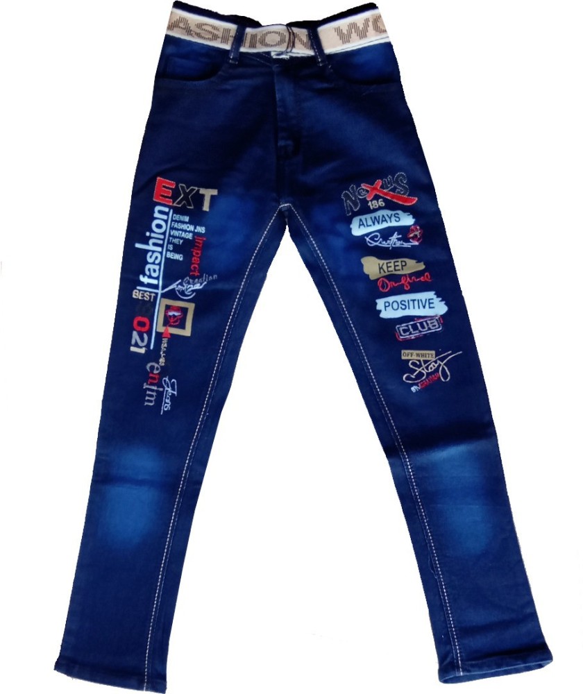 Life win Regular Boys Dark Blue Jeans - Buy Life win Regular Boys