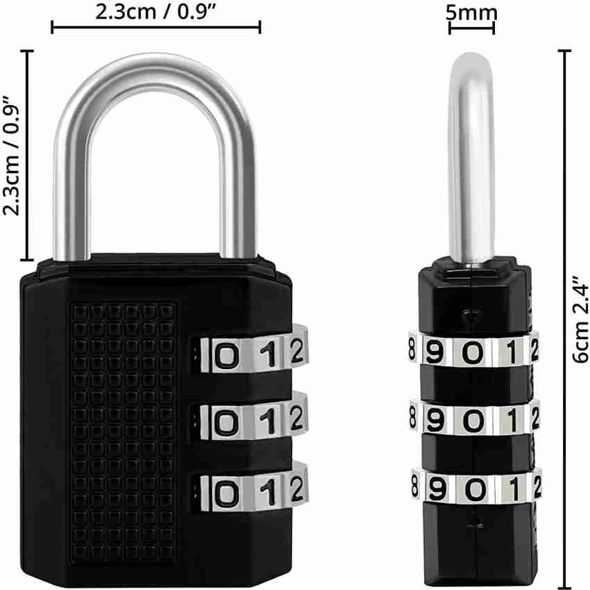 Padlock with 3 Digit Combination – The Chestnut