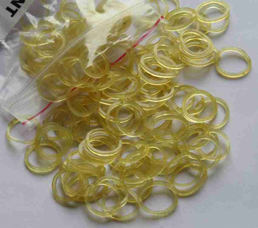 Transparent rubber online band