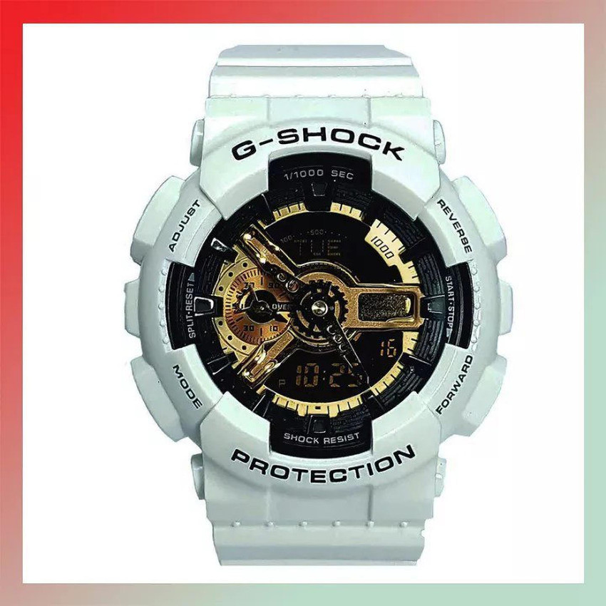 BIG BOY SHOPS G Shock Ga 110 WHITE GOLD Analog Digital Watch For