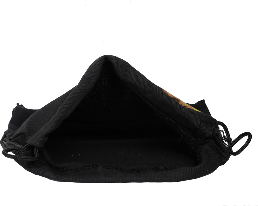 FABSPORTS Printed Canvas Rope Drawstring String Bag for Casual