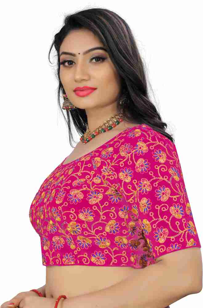 Buy online Self Design Cotton Regular Stitched Blouse from ethnic wear for  Women by Scube Designs for ₹349 at 78% off