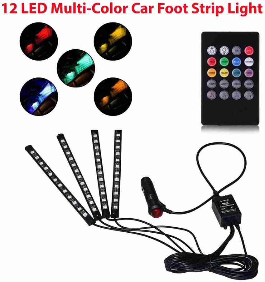 Sound activated led lights for shop car
