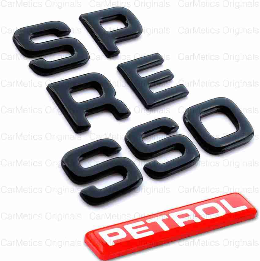 CarMetics ALTO 3D Letters (3D Stickers 3D Logo 3D Emblem for