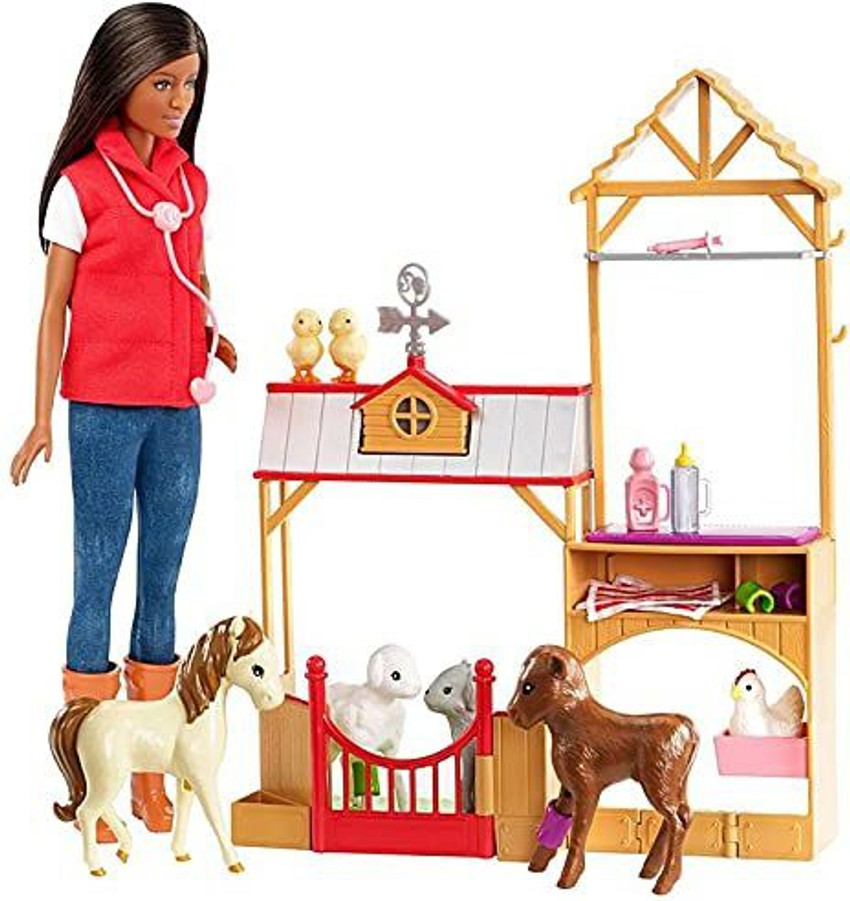 Barbie vet van shop