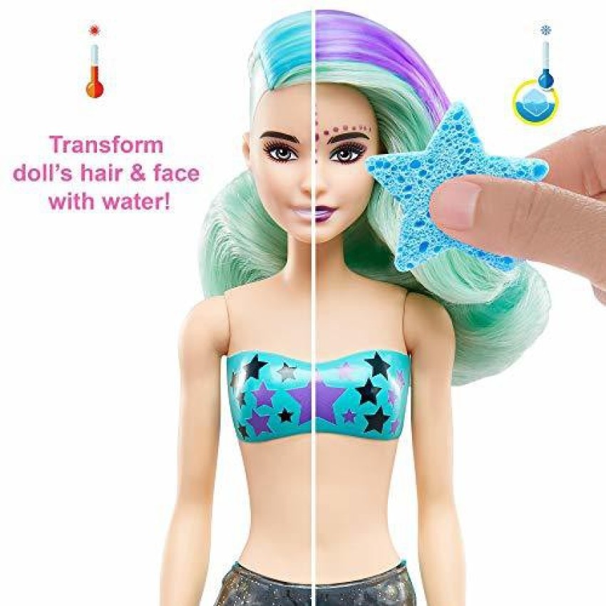 Colour reveal best sale barbie mermaid