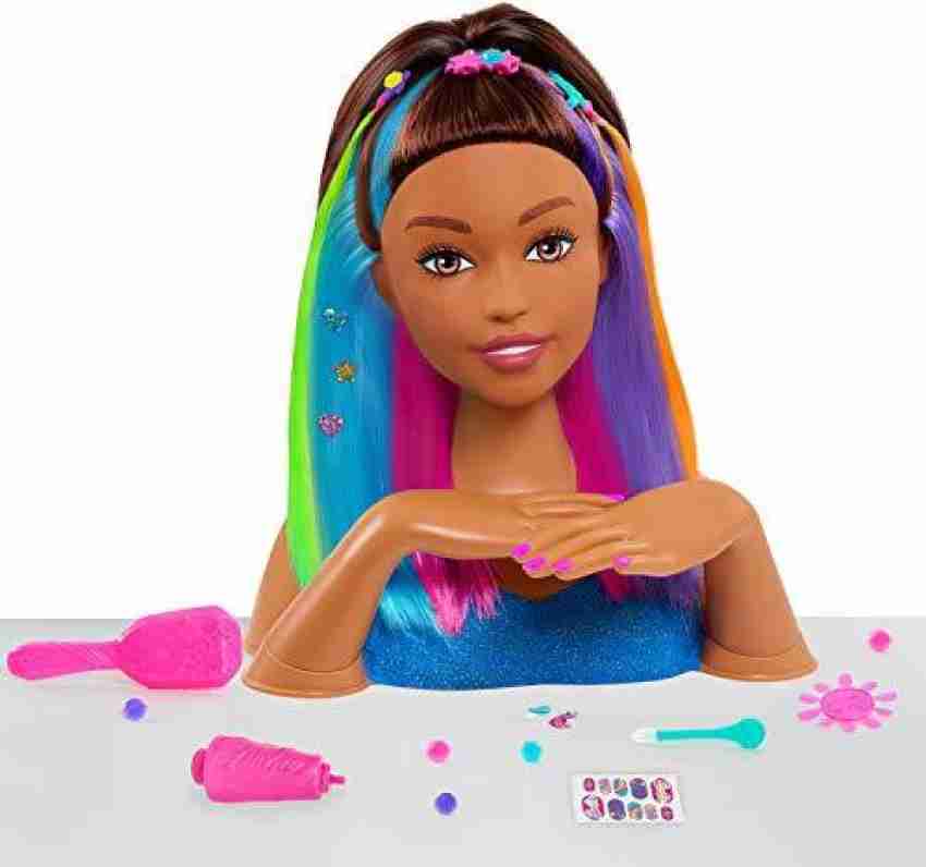 Barbie dreamtopia cheap rainbow styling head