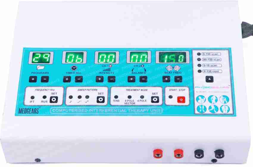 MEDGEARS Smart Interferential Therapy 4 Channel IFT Physiotherapy Machine  Electrotherapy Combo for All Pain Relief Device Physiotherapy Equipment