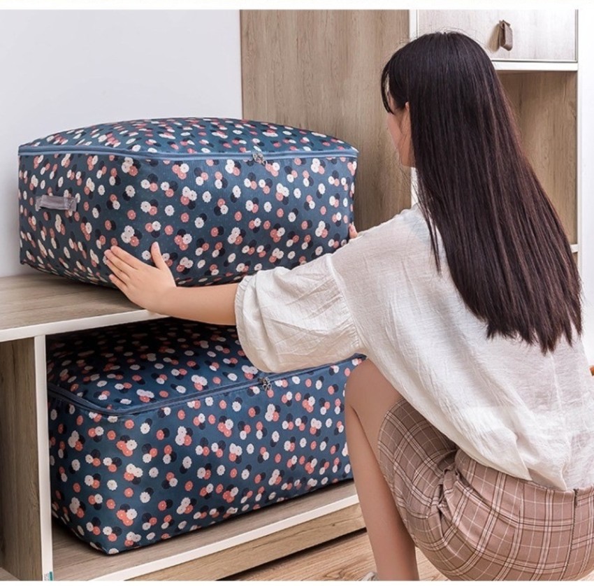 Home Clothes Quilt Pillow Blanket Storage Travel Luggage Organizer Bag