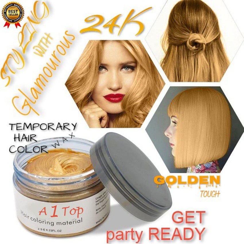 A 1 Top Temporary Hair Wax Color, Mud Instant Hair Dye Cream Hair Stamp  Price in India - Buy A 1 Top Temporary Hair Wax Color, Mud Instant Hair Dye  Cream Hair