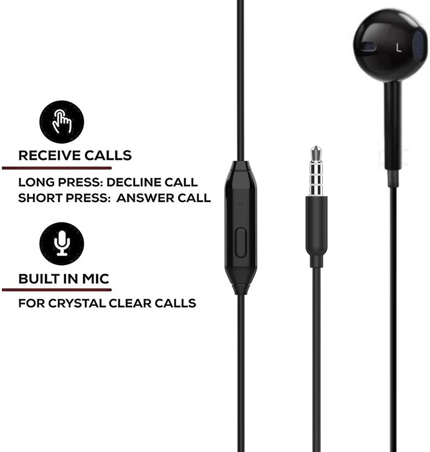 EMINOADS Amozz AM 37 For L G W30 K42 Wired Headset Price in India
