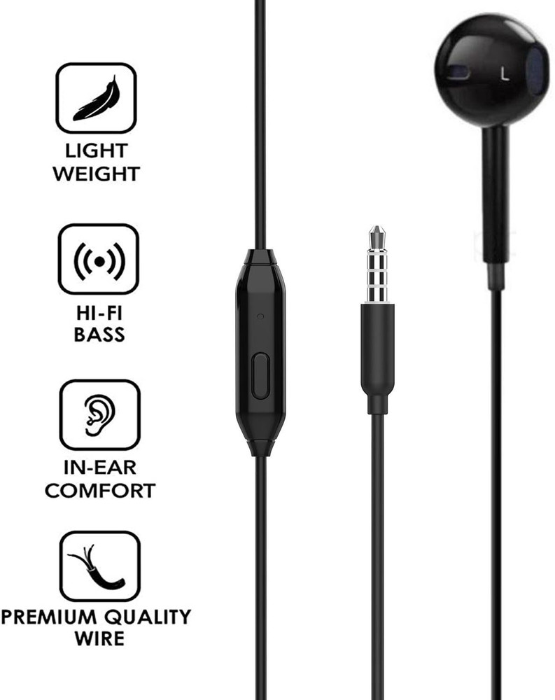EMINOADS Amozz AM 37 For L G W30 K42 Wired Headset Price in India