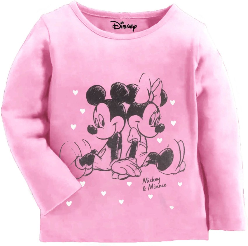 DISNEY BY MISS & CHIEF Girls Cartoon Cotton Blend T