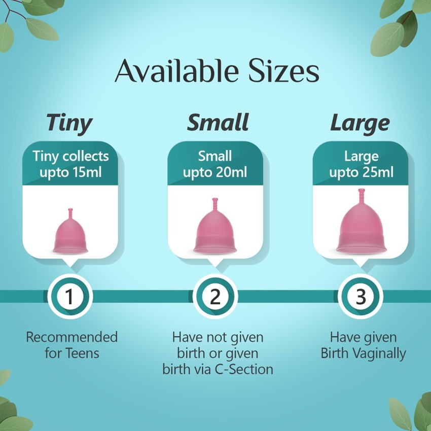 PEESAFE Menstrual Cups Small - Medium | Size A | 18 Years & Above (Have Not  Given Birth Vaginally) | Period Cup | Menstrual Cup | 100% Medical Grade