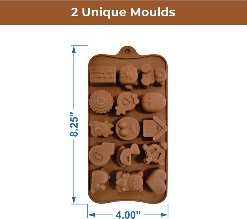CLICKEDIN Silicone Chocolate Mould 13 Price in India - Buy CLICKEDIN Silicone  Chocolate Mould 13 online at