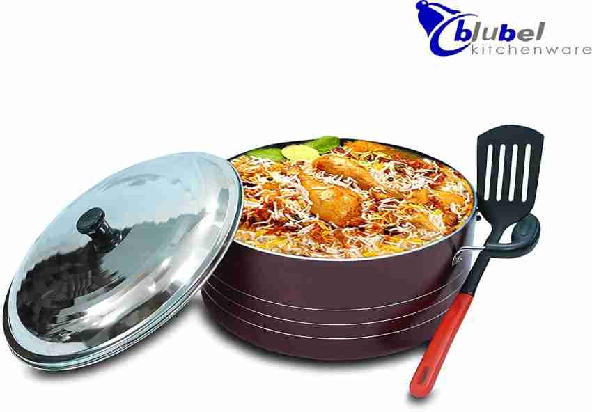 Buy dePRISM ORCHID BIRYANI POT/CASSEROLE with Induction-Maroon Pot