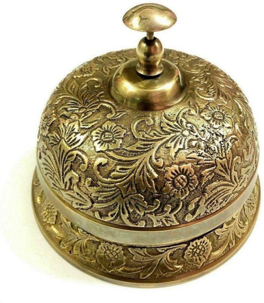 Interior Home Decor Antiques Brass Nautical Desk Bell Office Call Bell  Hotel Desk Table Desk Bell Bell Pull Ends Price in India - Buy Interior  Home Decor Antiques Brass Nautical Desk Bell