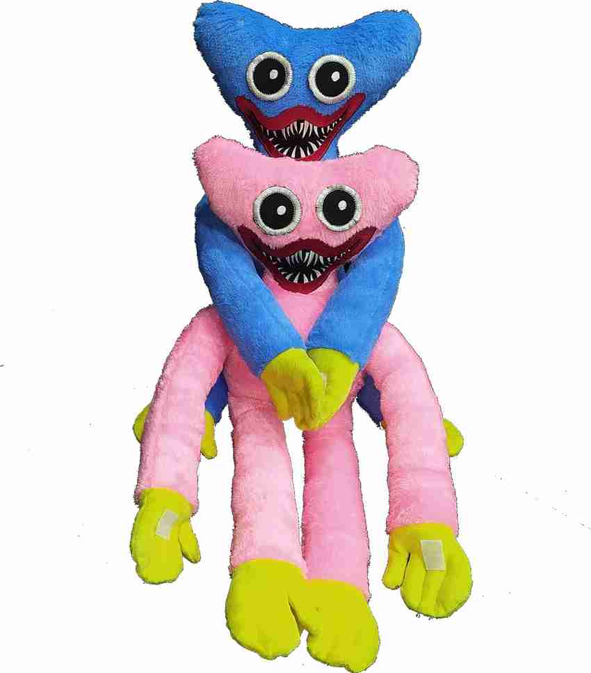 Boneco Huggy Wuggy Azul Kiss Missy Pop Play Time Plush Toy