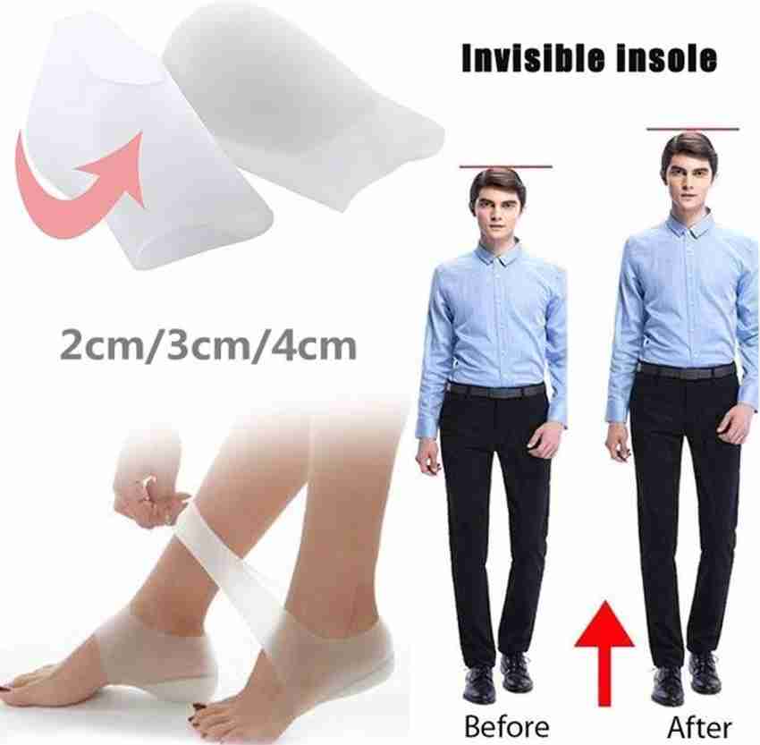 MadhuramZone Silicone Invisible Height Booster Socks Insoles Increase Socks Heel Pads. Foot Support Buy MadhuramZone Silicone Invisible Height Booster Socks Insoles Increase Socks Heel Pads. Foot Supp...