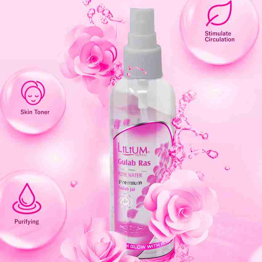 LILIUM Pure Natural Rose Water With Original Rose Fragrance Men