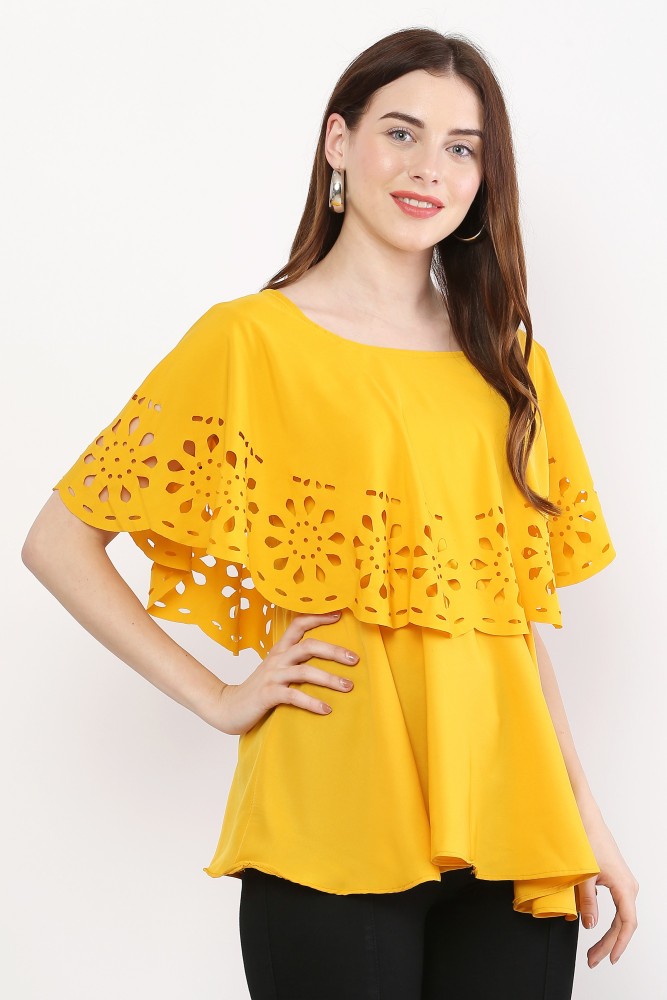 Buy Yellow Tops for Women by ELLE Online