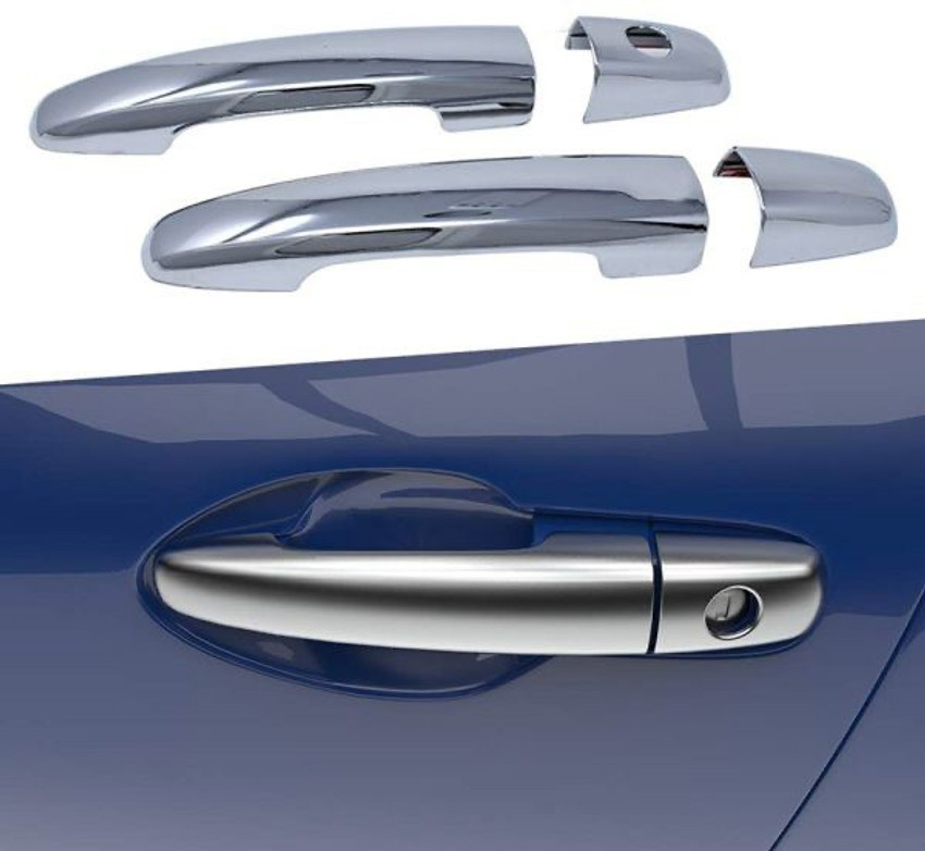 Chrome car shop door handles
