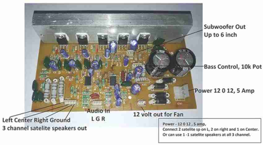 5.1 home theater board kit hot sale