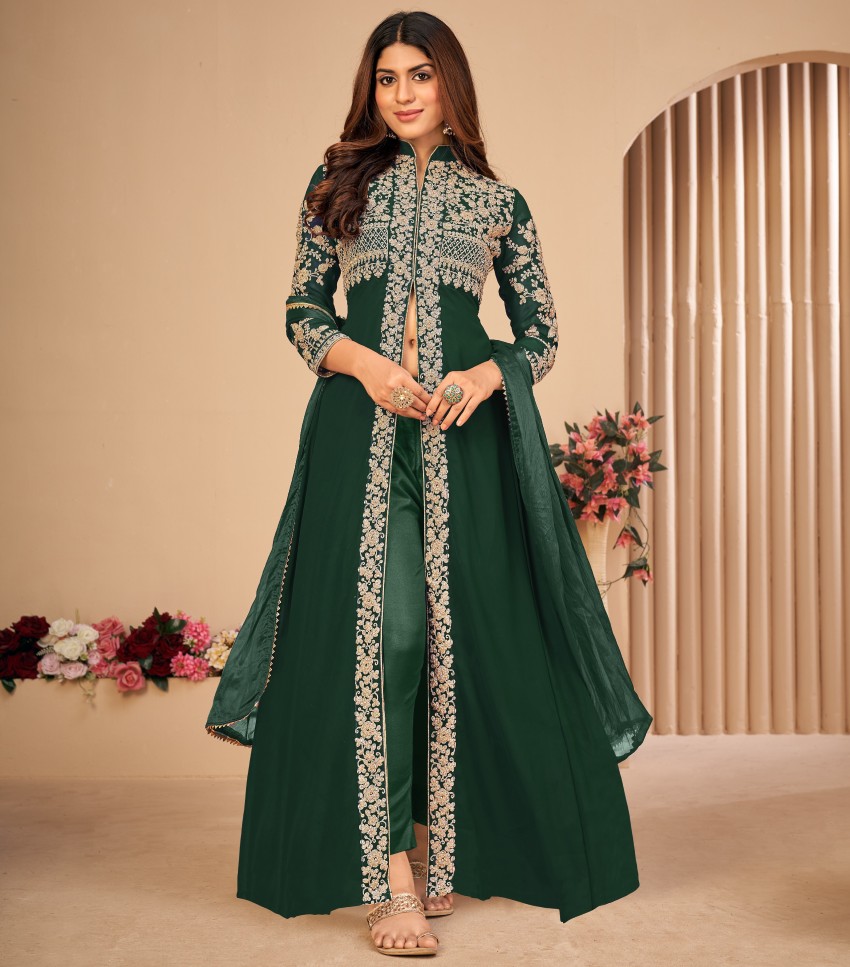 Flipkart long shop anarkali dress