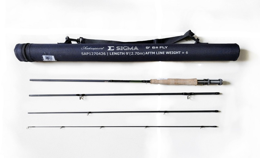 SHAKESPEARE Sigma Fly fishing rod SAP1270426 9FT Black Fishing Rod Price in  India - Buy SHAKESPEARE Sigma Fly fishing rod SAP1270426 9FT Black Fishing  Rod online at
