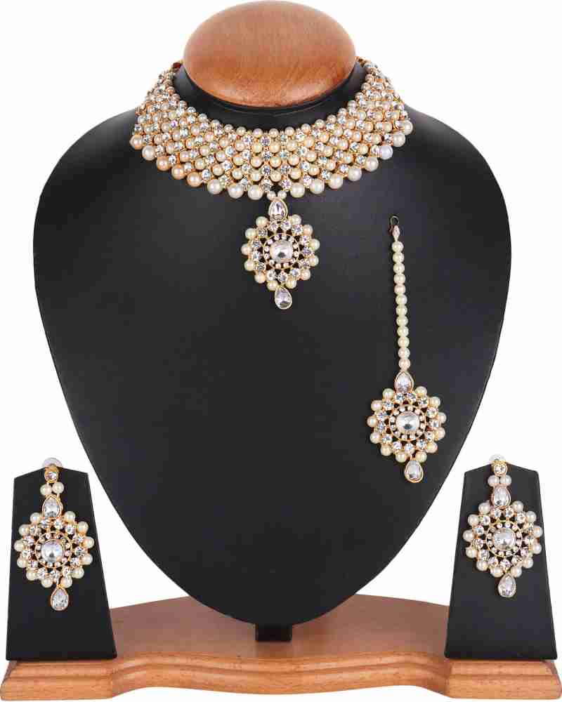 Gold plated store necklace flipkart