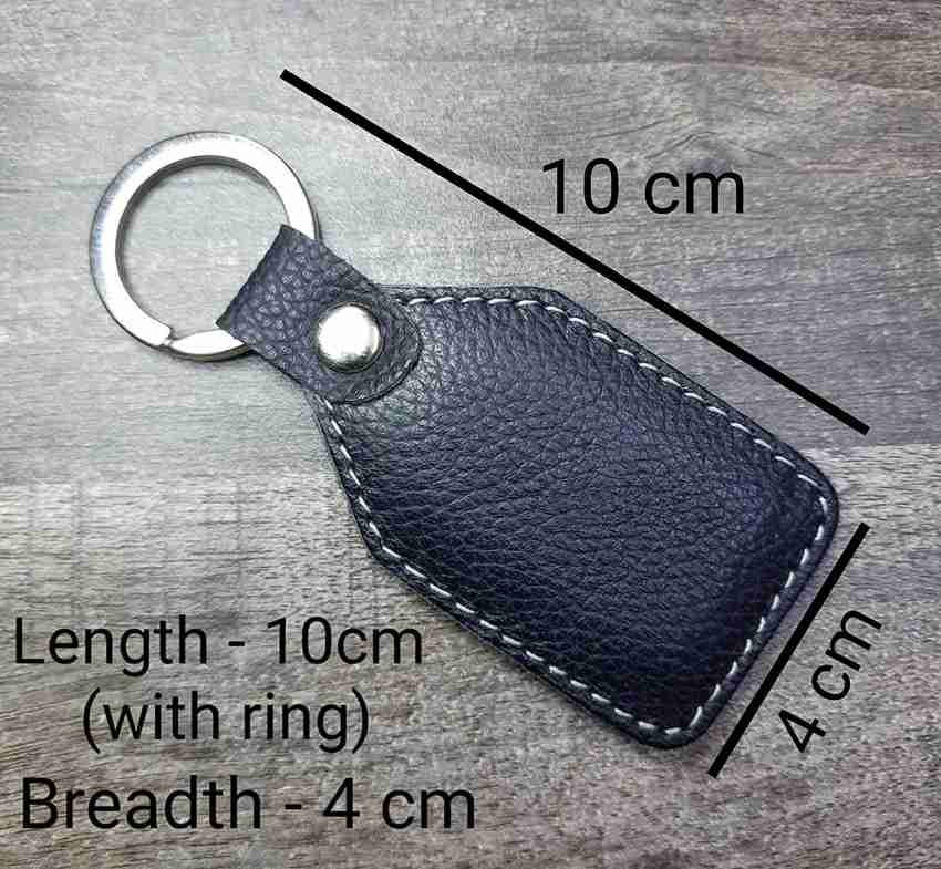 Genuine on sale leather keychain