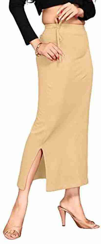 Saree Shapewear/Petticoat. Cotton Blended Shape Wear Dress for Saree.with  drawstring/nada