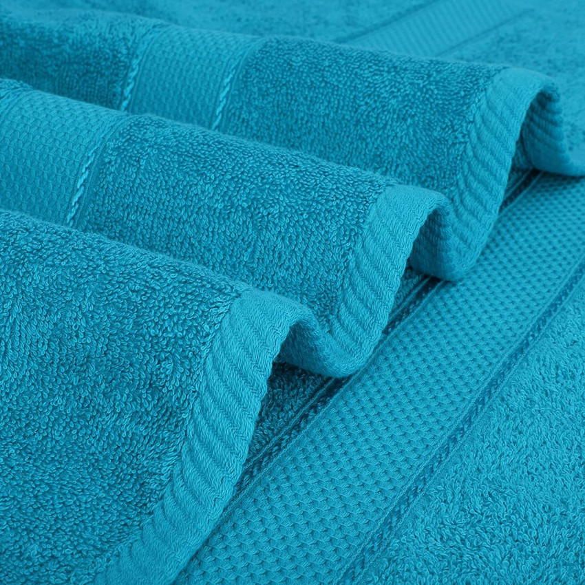Aqua blue bath towels on sale