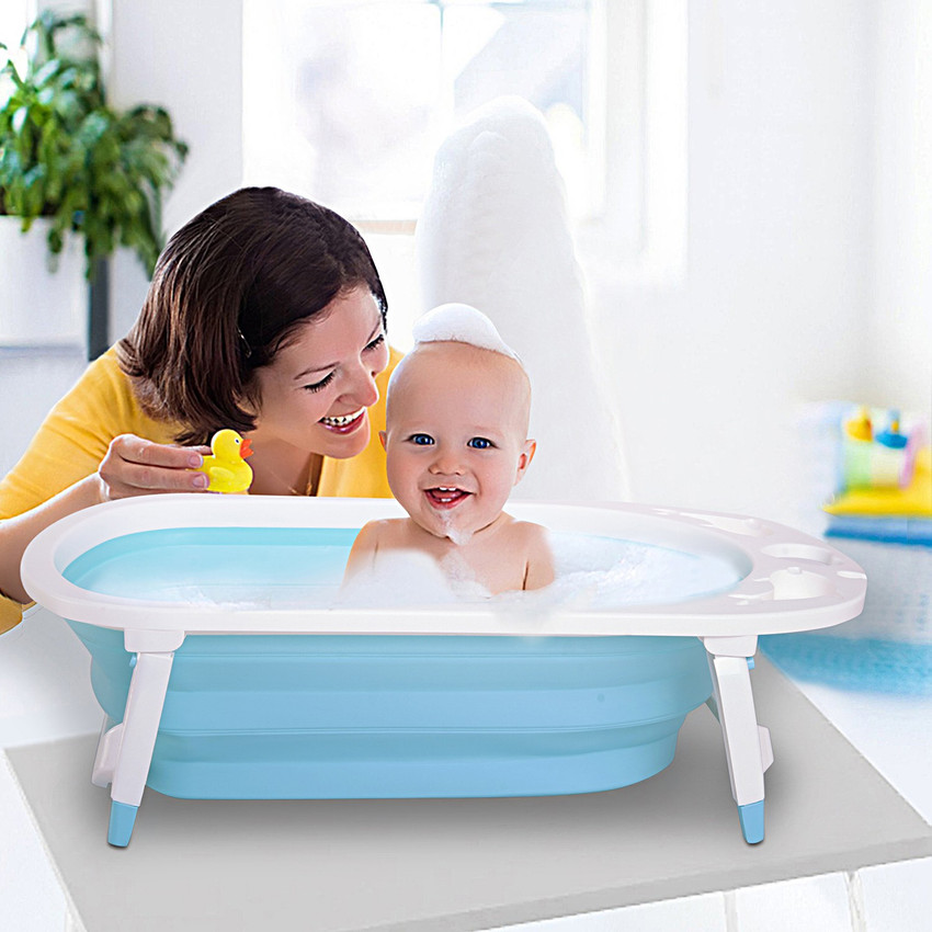 Baby Moo Portable Folding Bath Tub With Drain Plug Price in India